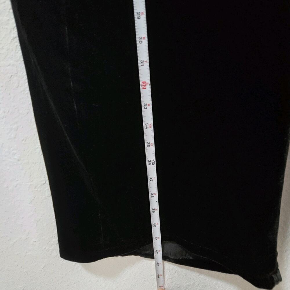 Eileen Fisher Velvet Pants Womens Plus Size XXL Black Wide Leg Silk New Whit Tag - Picture 13 of 16
